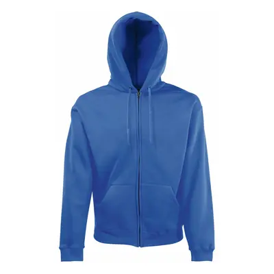 (S, Royal Blue) Fruit Of The Loom Mens Premium 70/30 Hooded Zip-Up Sweatshirt / Hoodie