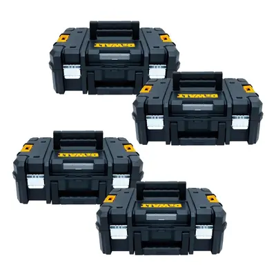 4 x Dewalt DWST1-70703 TStak II Power Tool Storage Box 13.5L T-STAK Case