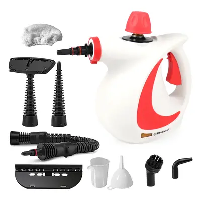 Belaco Multipurpose Steam Cleaner 1050W, Pieces Accessory kit for Multi Purpose Red color portab