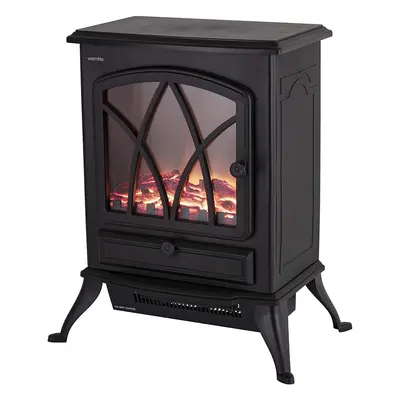 Warmlite WL46018 Stirling KW Compact Electric Freestanding Stove Fire with Realistic LED Log Fla