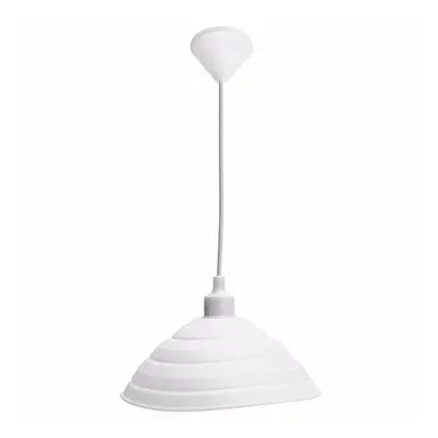 (White) Pendant Lamp Holder Colorful Silicone Folding Lampshade Ceiling Light Socket AC 110-240V