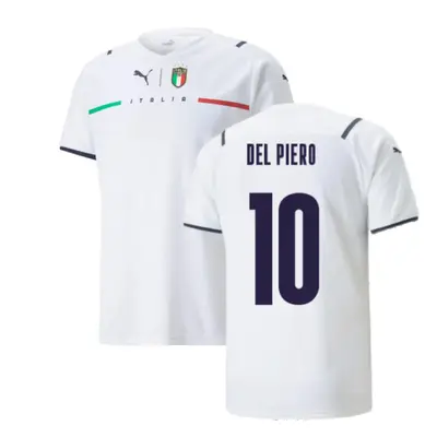 (S) Italy Away Shirt (DEL PIERO 10)