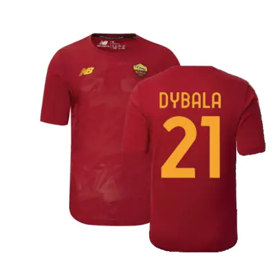 (XL) Roma Pre-Game Warmup Jersey (Home) (DYBALA 21)