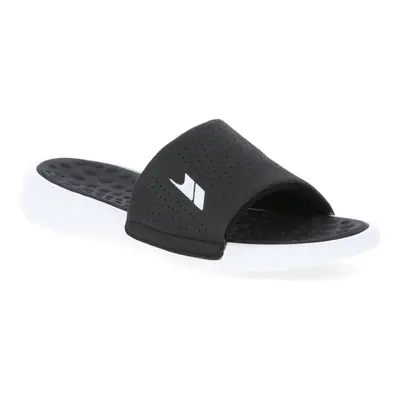 (10, Black / White) Trespass Mens Cushioned Sandals Slide