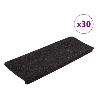 (anthracite, x 24.5 x 3.5 cm/ pcs) vidaXL Self-adhesive Stair Mats Carpet Stair Treads Stair Ste