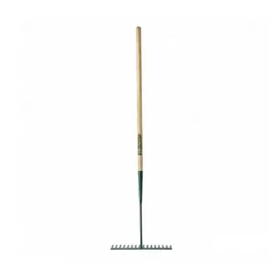 Bulldog BARW Contractors Asphalt Rake Teeth 48" Wooden Handle