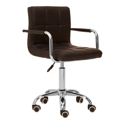 Premier Housewares Black Home Office Chair with Swivel Base