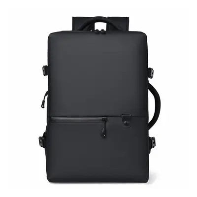 (Black, 17.3 inch) Large Capacity Simple Business Laptop Bag Waterproof Wet & Dry Separation Mul