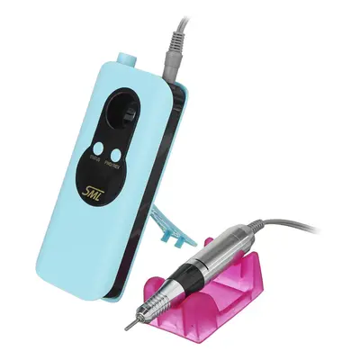 (Pink) 1000mAh 35000RPM Electric Nail Drill Machine Portable Rechargeable Manicure Pedicure