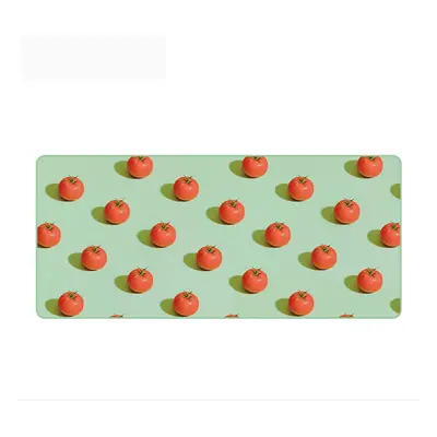 (green tomato) Extra Large Mouse Pad 900*400*4mm Keyboard Pad Desktop Non-slip Rubber Lockrand T