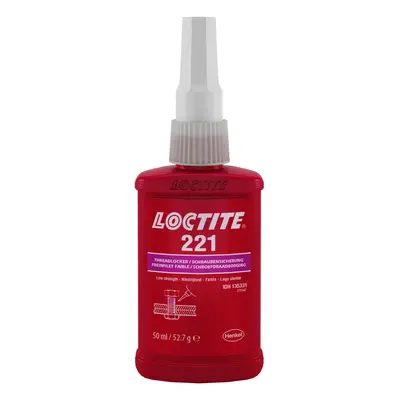 LOCTITE 221 Threadlocker-Low Strength Low Viscosity Small Threads 50ml