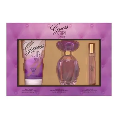 Guess Girl Belle Pcs Set: 3.4 Eau De Toilette Spray + 6.7 Body Lotion + 0.5 Eau De Toilette Spra