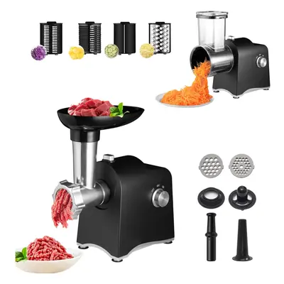 Electric Cheese Grater & Meat Grinder2 in Vegetable Cutter Veggie Slicer Vegetable Shredder Chop