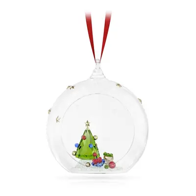 Holiday Cheers Tree and Gifts Ball Ornament