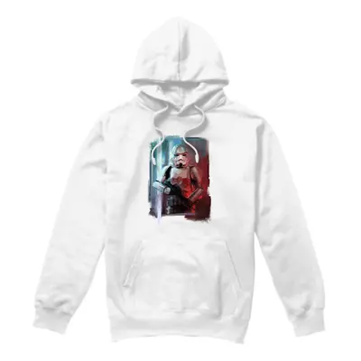 (XL, White) Star Wars Mens Obi Wan Kenobi Painted Hoodie