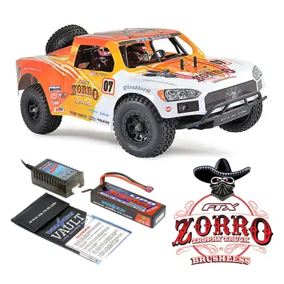 FTX Zorro Trophy Truck EP Brushless 4WD 1:10 Ready To Run Orange & White