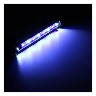 (Blue, UK Plug) 18cm 2.5W LED Fish Tank Light IP68 Waterproof Aquarium Light Submersible Light S