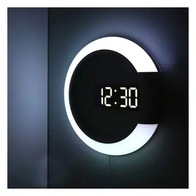 Led Wall Clock, Creative Remote Control, Digital Clock, Hollow Mirror, Temperature Alarm, Colors