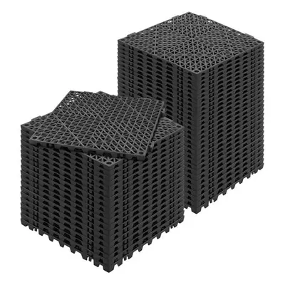 Vevor HZXSJDD1212Y2YO2XV0 x in. Drainage Interlocking Tiles, Black - Piece