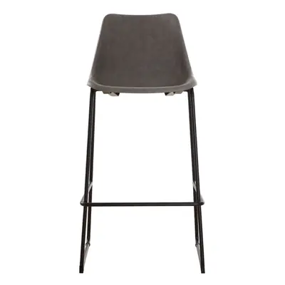 Stable Ash Bar Stool With Black Legs, Sleek Design Kitchen Stool, Elevated And Contemporary Bar 