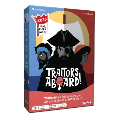 Traitors Aboard - Award Winning Secret Identity Party Game - Fun, Strategy and Betrayal | Easy t