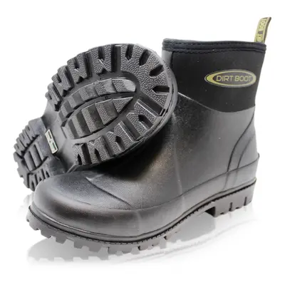 (UK4 EU37 Women, Black) Dirt Boot Womens Neoprene Wellington Garden Wellies Stable Yard Ankle Mu