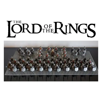 (Dwarf Heavy Battalion Infantry Army 61PCS) LOTR Dwarf Heavy Battalion Infantry Army Building Bl