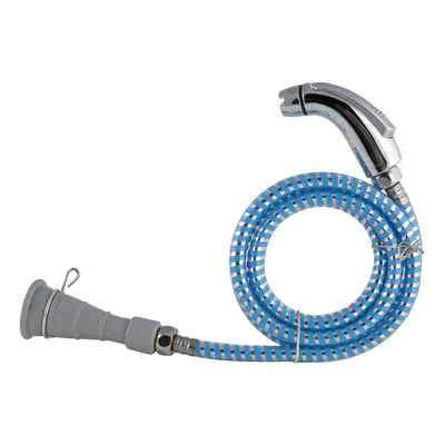 Traveller Chattaf Shattaf Travel Bidet Sprayer (120 cm, Silver/Blue)