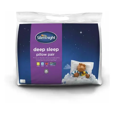 Silentnight Deep Sleep Pillow, White, Pack of Pillows