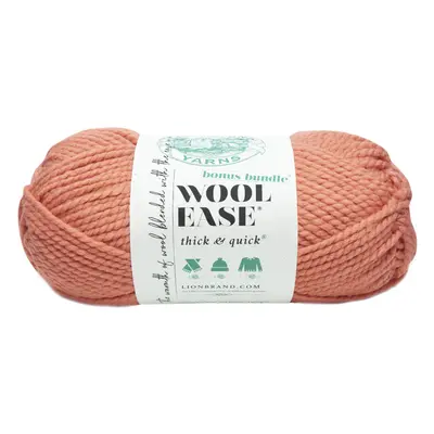 Lion Brand Yarn Wool Ease Thick Quick Bonus Bundle Yarn Clay