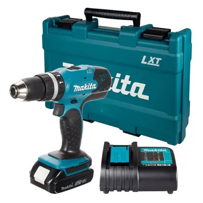 Makita DHP453SY 18v Li-ion Cordless Hammer Combi Drill LXT + x Battery Charger