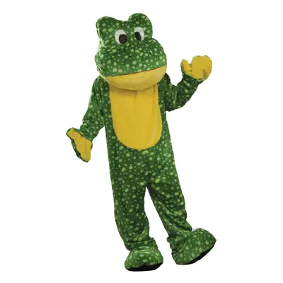 Forum Deluxe Plush Frog Mascot Costume Green One Size