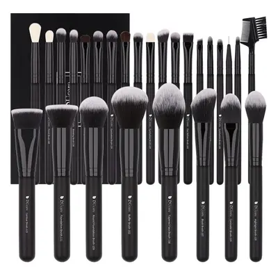 (black, 27Pcs Makeup Brushes Set) Ducare Pearl White Makeup Brushes Set 27pcs Professional Brush