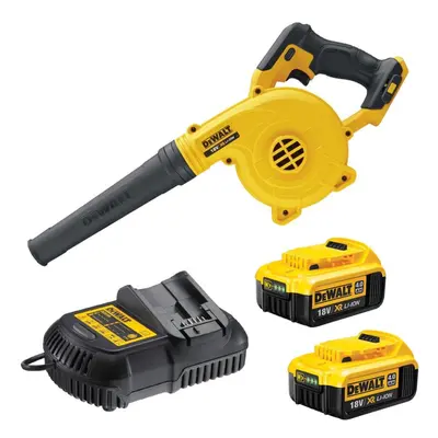 Dewalt DCV100M2 18v XR Compact Leaf Blower DCV100 + x 4ah Batteries + Charger