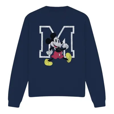 (M, Navy) Disney Unisex Adult Mickey Mouse Classic Walk Sweatshirt