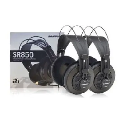 (2 sets original box) Original Samson SR850 Monitoring Headset Velour Earcup Semi-Open Monitor