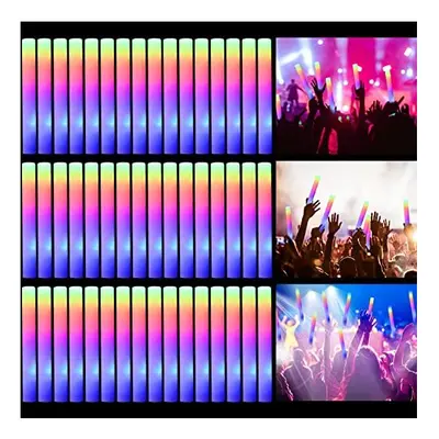 Foam Light UP Sticks, Glow Batons, Light Up Foam Sticks, With Light Functions,Long-lasting Light