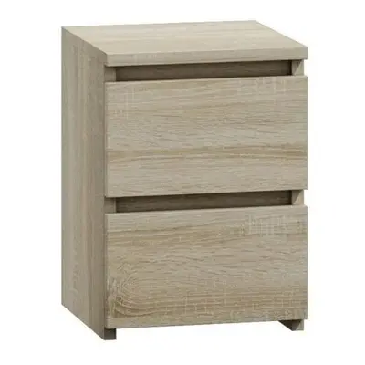 (Small Bedside) MODERN - Sonoma Light Oak Chest Of Drawers