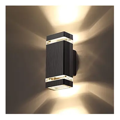 CELAVY Outdoor Wall Lights Mains Powered, Up Down Outside Wall Lights IP65 Waterproof, Porch Lig