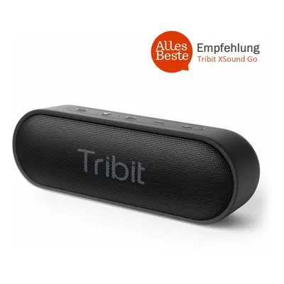 Bluetooth Speakers, Tribit XSound Go 12W Portable Speaker Loud Stereo Sound, IPX7 Waterproof Blu