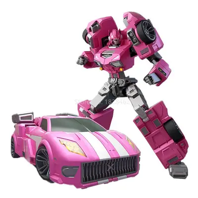 (No Box 8902) ABS Mini Force Transformation Robot to Car Toys Action Figures Mini Force