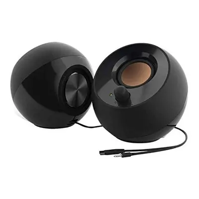 Creative Pebble 2.0 USB-Powered Desktop Speakers with Far-Field Drivers and Passive Radiators fo