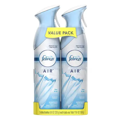 Febreze Air Effects Air Freshener Linen and Sky 8.8 Ounce Pack