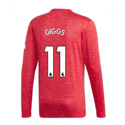 (3XL) Man Utd Adidas Home Long Sleeve Shirt (GIGGS 11)