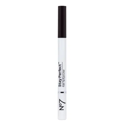 No7 Stay Precise Felt Tip Eye Liner - Brown - Precision Tip Liquid Eyeliner Ideal for Cat Eye Lo