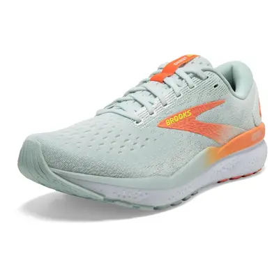 Brooks Womens Ghost Neutral Running Shoe - Skylight/Coconut/Sunset - 7.5 Medium