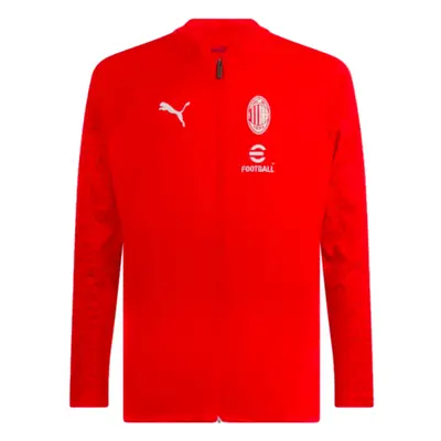 (3XL) AC Milan Training Fleece (Red)