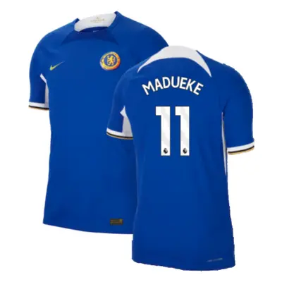 (3XL) Chelsea Home Authentic Shirt (MADUEKE 11)