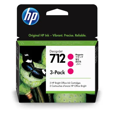 HP 3ED78A (712) Ink cartridge magenta, 29ml, Pack qty