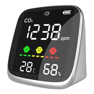 LCD Digital CO2 Meter Air Quality Monitor Alarm Carbon Dioxide Temperature Humidity Detector NDI